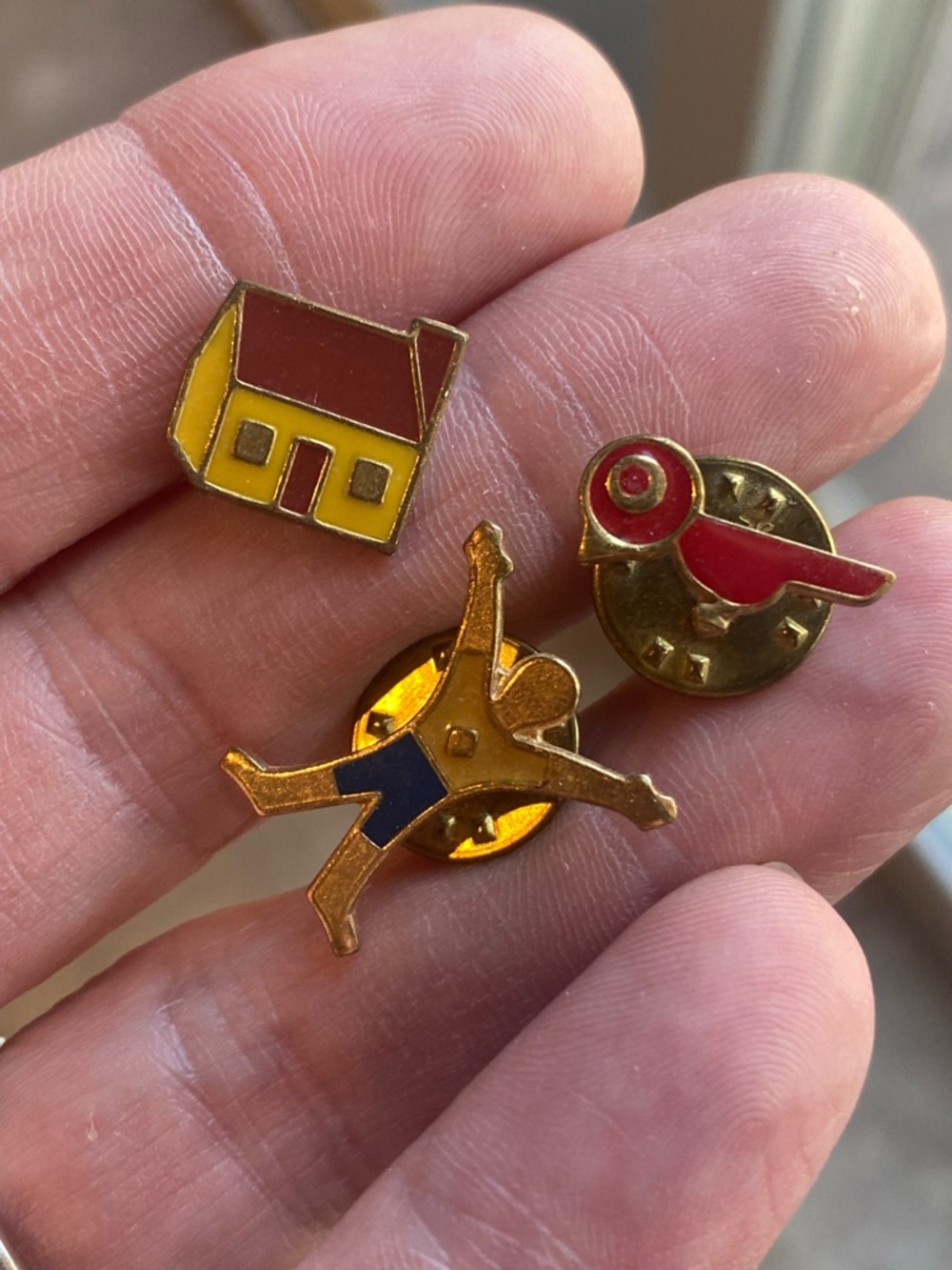 Collector Set of Three Vintage Webelos BSA Pins | Boy Scouts